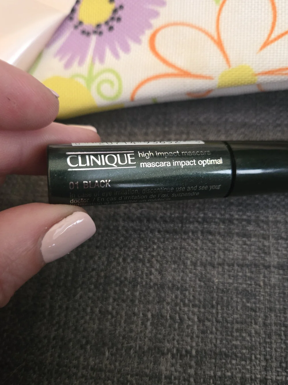 8 Piece Clinique Collection with 2 Purple Floral Pouches, Skincare, Makeup, Etc.